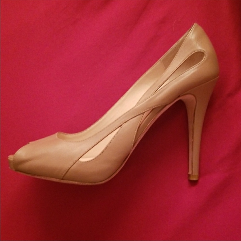 🔥LK Bennett - Nude Peep Toe High Heel - EU Size 40 - US Size 9